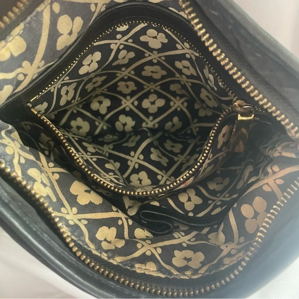 Tory Burch Black Nylon Crossbody Bag Purse Handbag